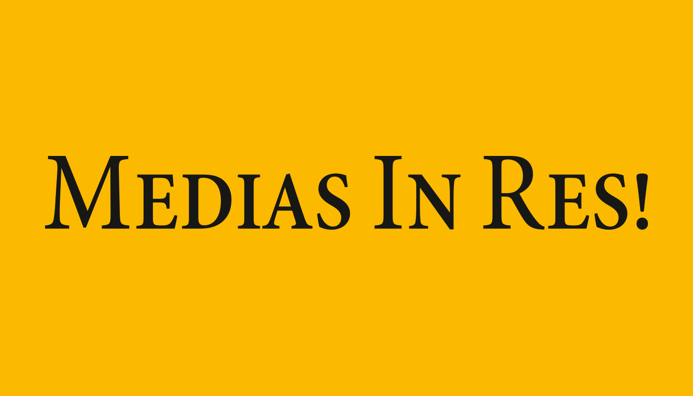 Produktreihe: Medias In Res!