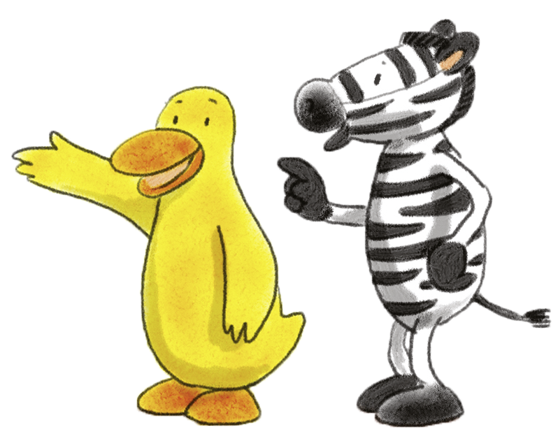 Ente und Zebra aus "Alles klar!"