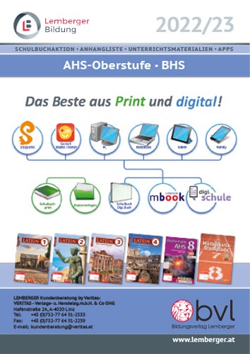 Bildungsverlag Lemberger - AHS-Oberstufe, BHS 2022/23