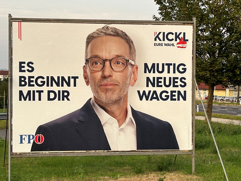 Wahlplakat FPOE