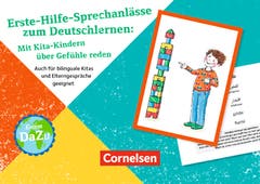 Erste Hilfe-Sprechanlässe zum Deutschlernen: Mit Kita-Kindern über Gefühle reden