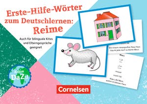 Erste-Hilfe-Reime: Kita-Kinder lernen Deutsch mit Bildkarten