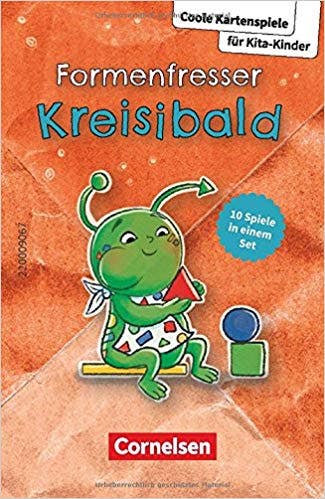 Coole Kartenspiele für Kita-Kinder. Formenfresser Kreisibald