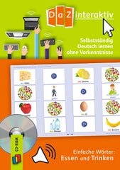 DaZ interaktiv. Selbstständig Deutsch lernen ohne Vorkenntnisse - Erste Sätze