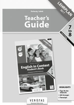 English in Context 7/8. Teacher's Guide - LP 2017 (Download)
