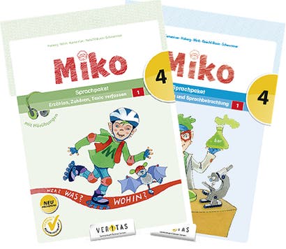 Miko 4. Sprachpaket (in 4 Teilen) mit CD-ROM