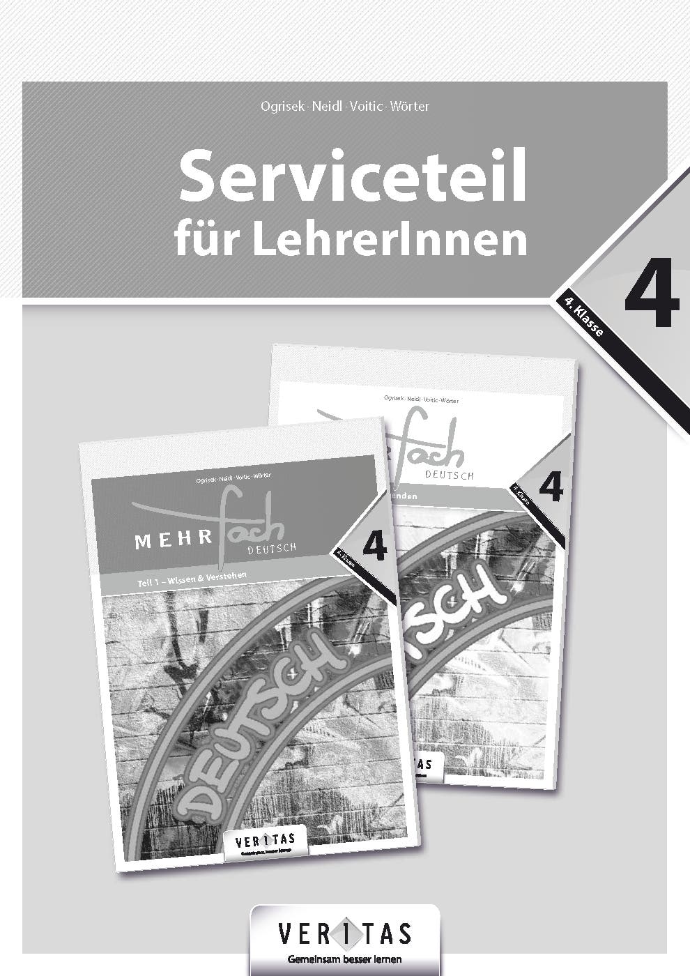MEHRfach. Deutsch 4. Serviceteil für LehrerInnen (gedruckt)