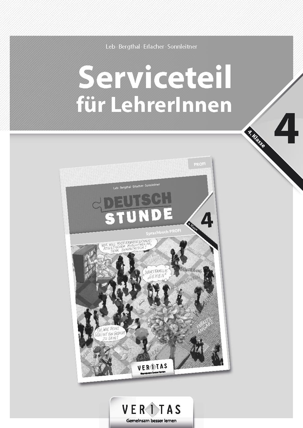 Deutschstunde 4 PROFI. Sprachbuch. Serviceteil für LehrerInnen (gedruckt)