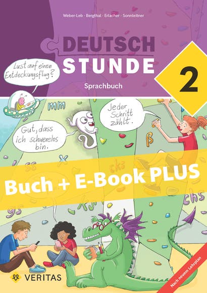 Deutschstunde 2. Lehrplan 2023. Sprachbuch. Set Buch + E-Book PLUS