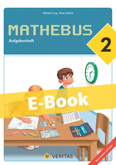 Mathebus 2. Lehrplan 2023. Aufgabenheft. E-Book