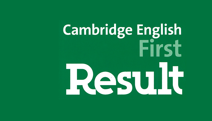 Cambridge English: First Result