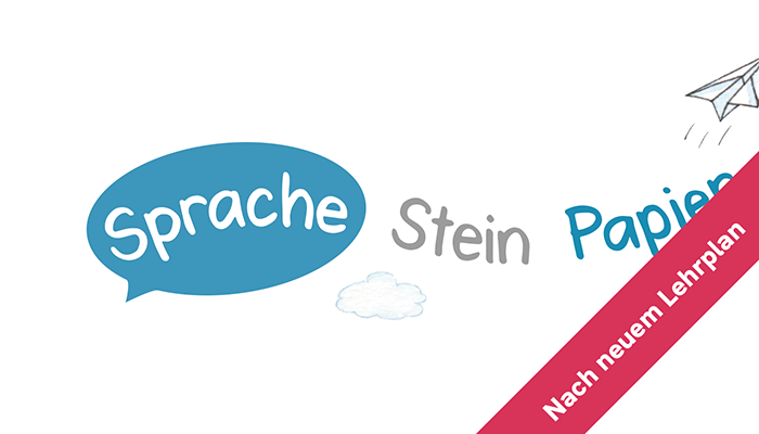 Sprache Stein Papier