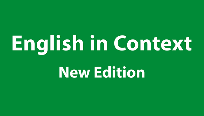English in Context. New Edition