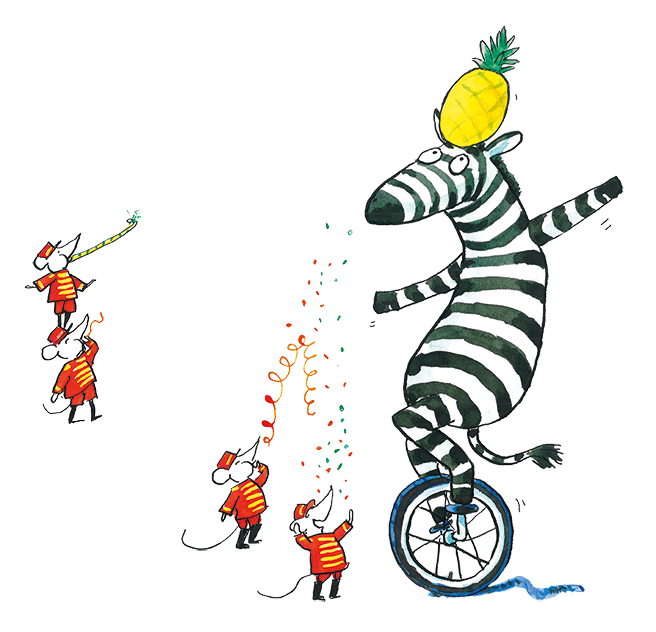 Zebra aus dem Duden-Wörterbuch für die Volksschule